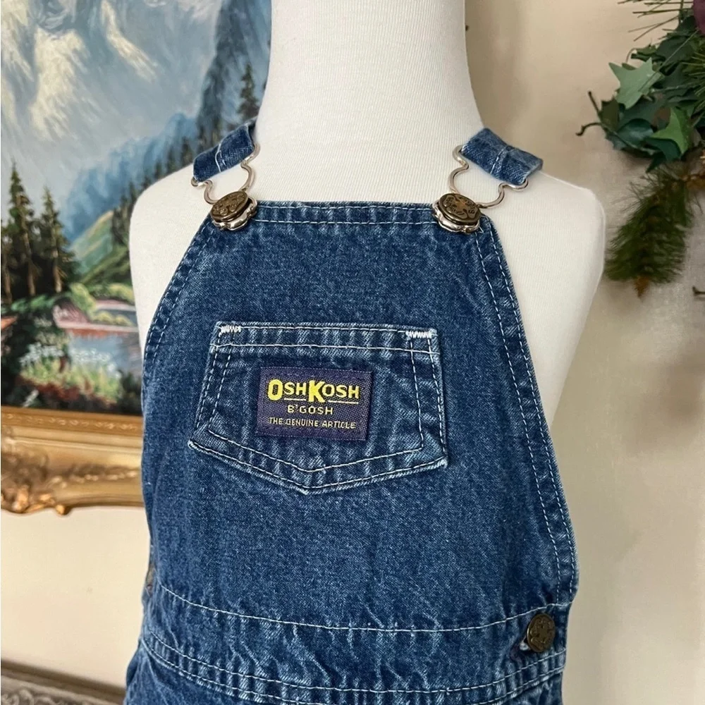 Vintage Oshkosh Dark Wash Overalls